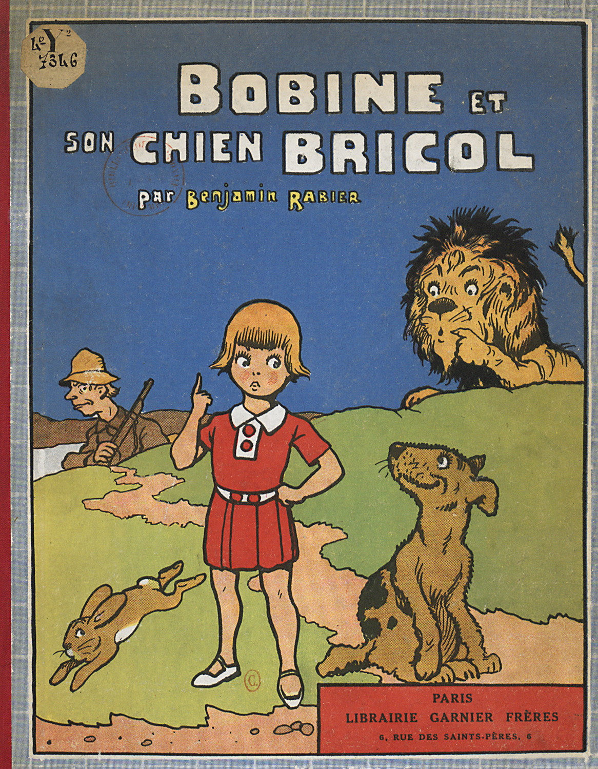Bobine et son chien Bricol (couverture recto)
 