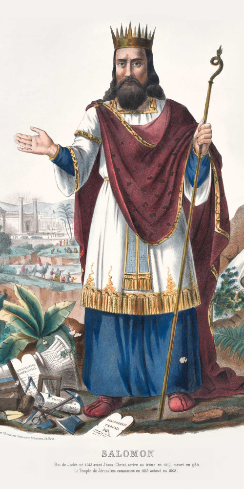 Le roi Salomon dans l’imagerie populaire du 19e siècle