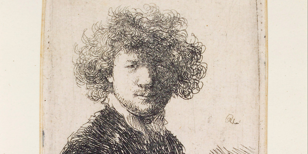 Rembrandt aux cheveux crépus
1er état