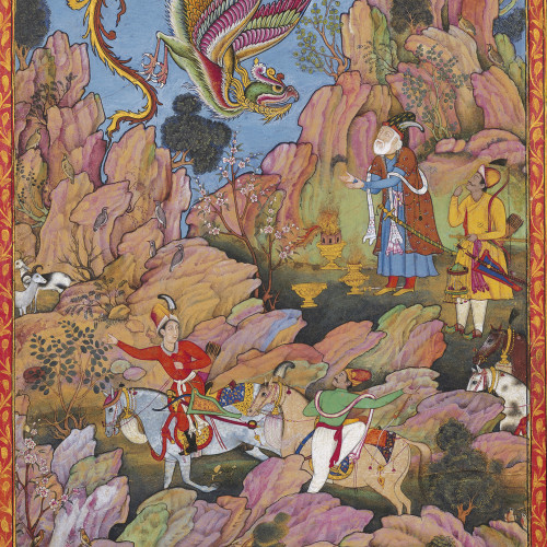 Zal intercède auprès du Simurgh pour qu’il sauve son fils Rustam