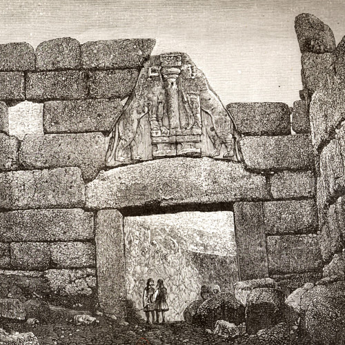 Porte des Lionnes à Mycènes