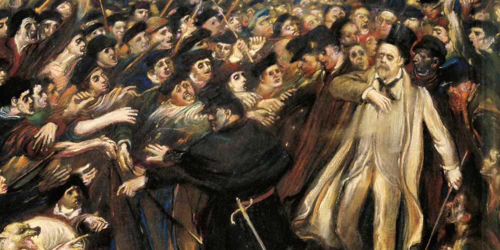 Zola à la sortie du prétoire
