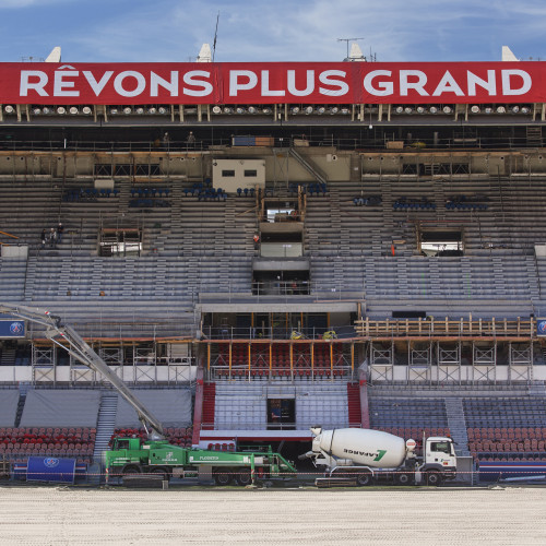 Les tribunes du Parc des Princes
