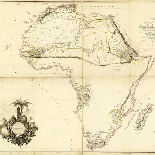 Le « remplissage » de la carte d'Afrique