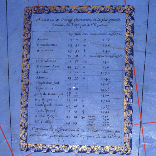 Abrégé de diverses observations de la plus grande distance des Tropiques à l’Equateur