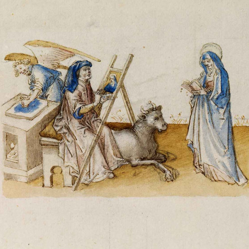 Saint Luc peignant la Vierge