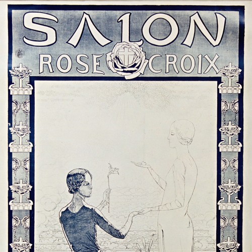Affiche pour le premier Salon de la Rose+Croix