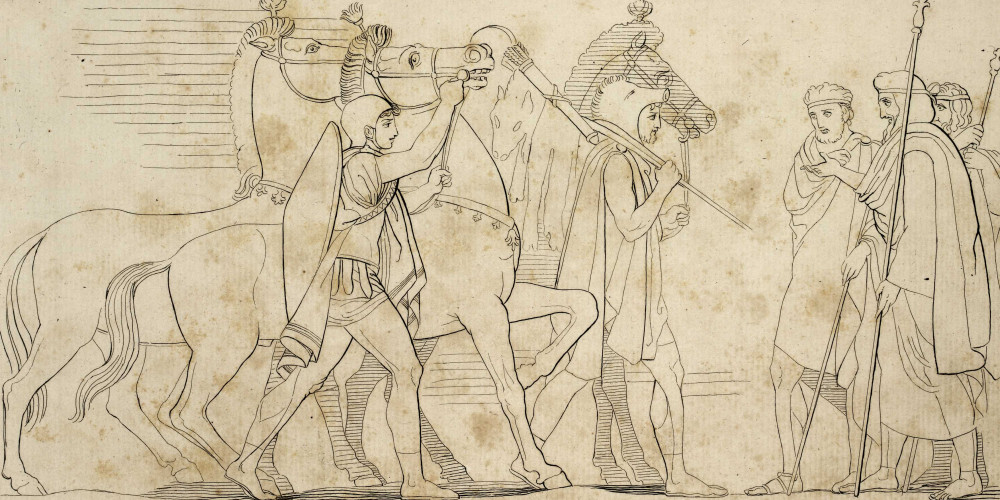 Ulysse et Diomède rapportant les chevaux de Rhésus