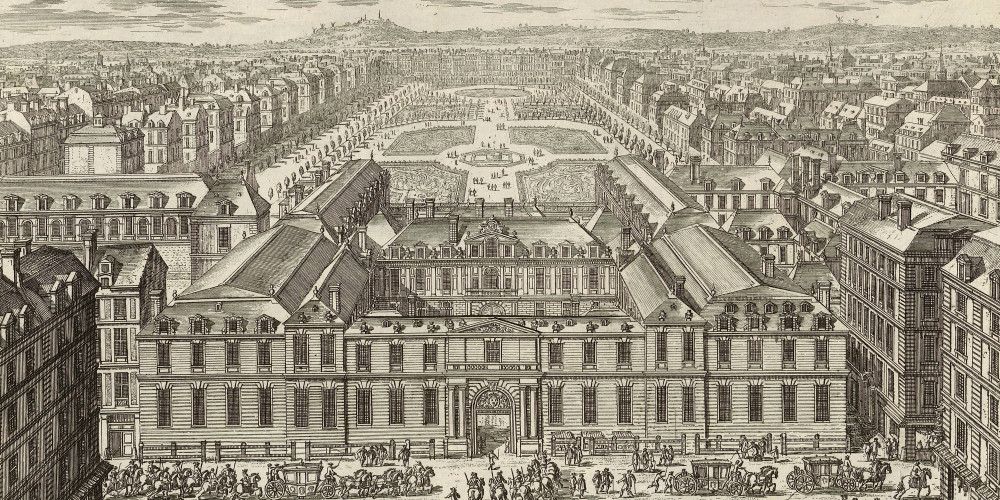 Le Palais-Royal vers 1660