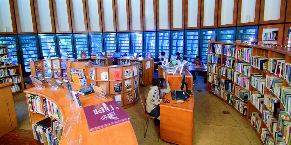 Bibliothèque du Centre Culturel Jean-Marie Tjibaou