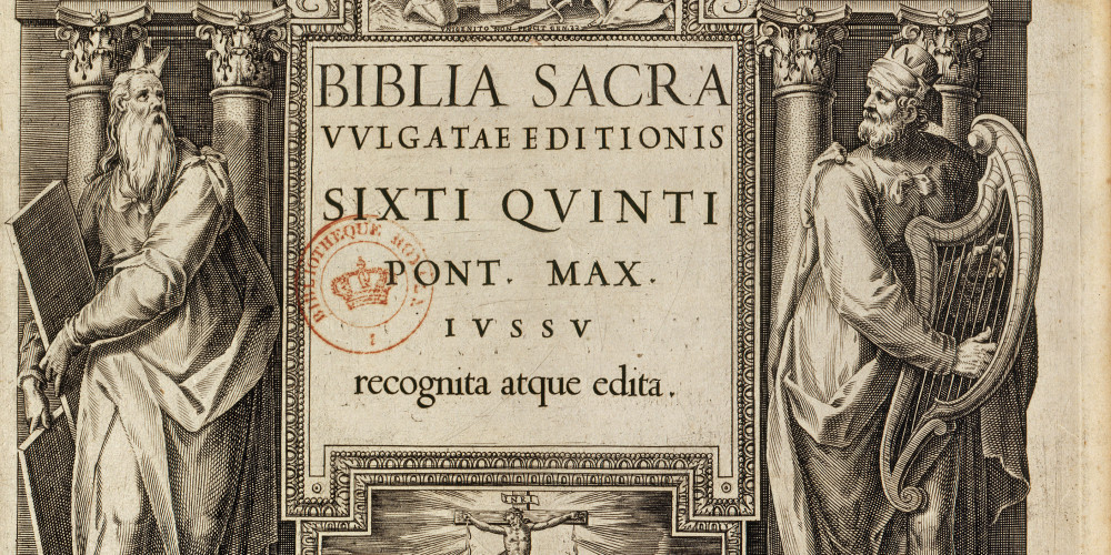 Biblia sacra Vulgatae editionis, dite Vulgate sixto-clémentine