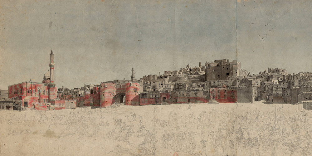 Vue de la place appellée El Roumeyleh et de la Citadelle