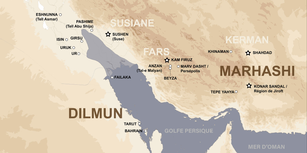 Les grands sites archéologiques de l’âge du bronze en Iran