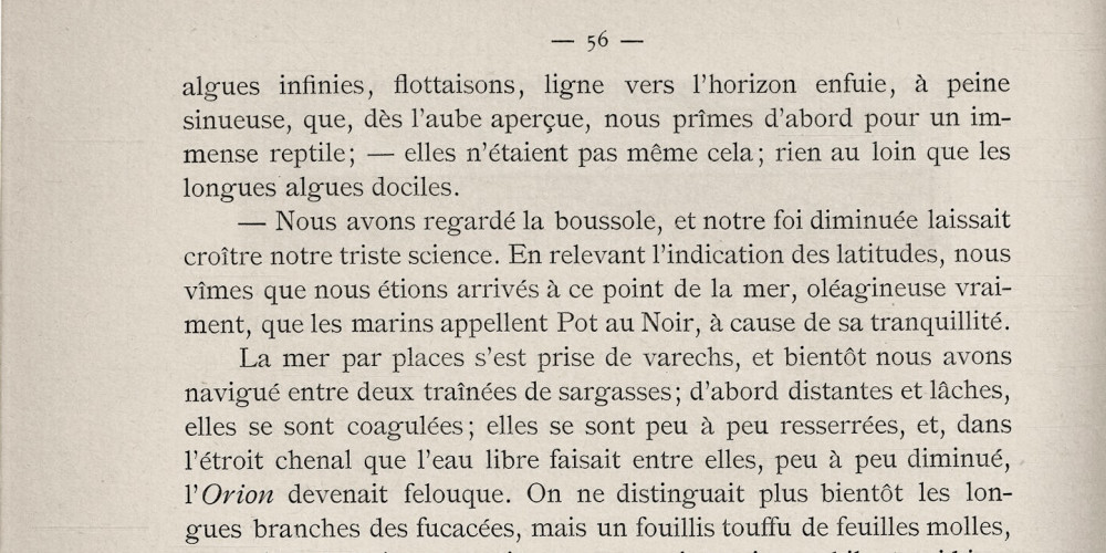 Mer des Sargasses : Le Pot au Noir