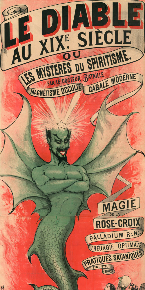 Affiche pour Le Diable au XIXe siècle ou les Mystères du spiritisme par le docteur Bataille
