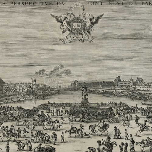 La perspective du Pont Neuf de Paris