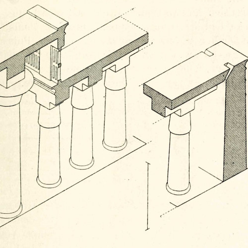 L’éclairage du temple égyptien : claustras et colonnes de hauteurs différentes