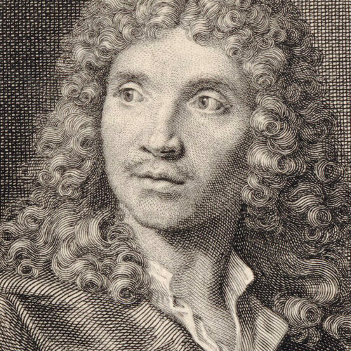 Benoît Audran d’après Pierre Mignard, Molière, 18e siècle