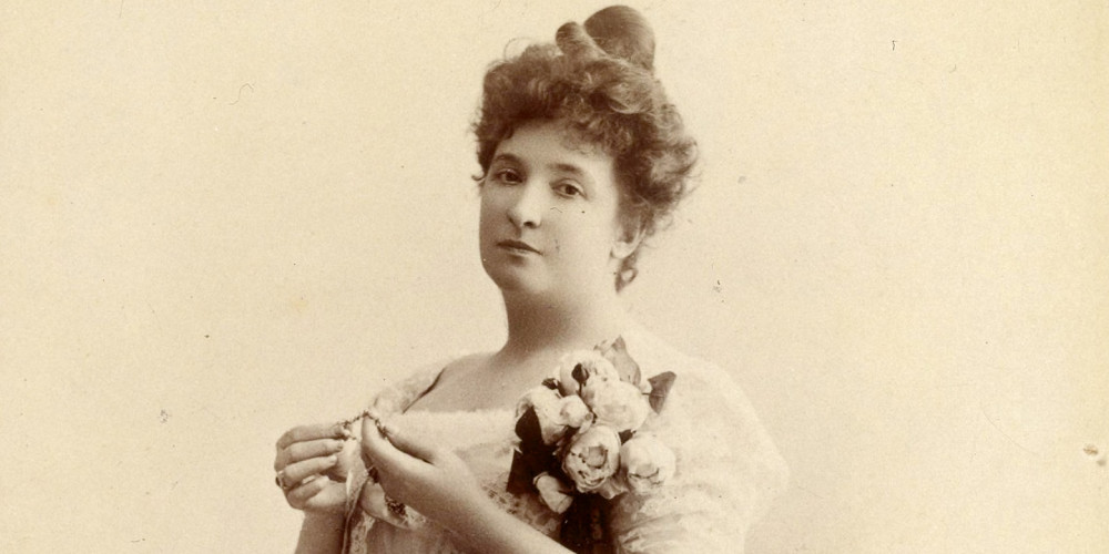 La cantatrice Nellie Melba (1861-1931) dans le rôle de Violetta dans La Traviata