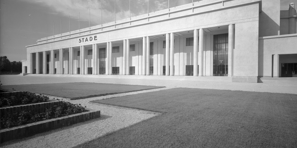 L'entrée du stade Vélodrome de Marseille en 1937