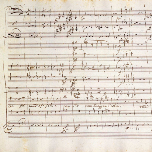 Don Giovanni, partition autographe de Mozart