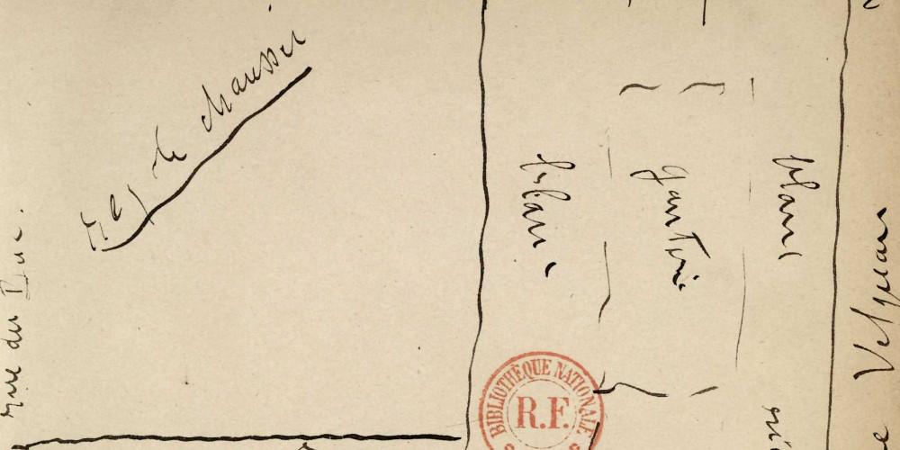 Plan des étages du Bon Marché : rez-de-Chaussée