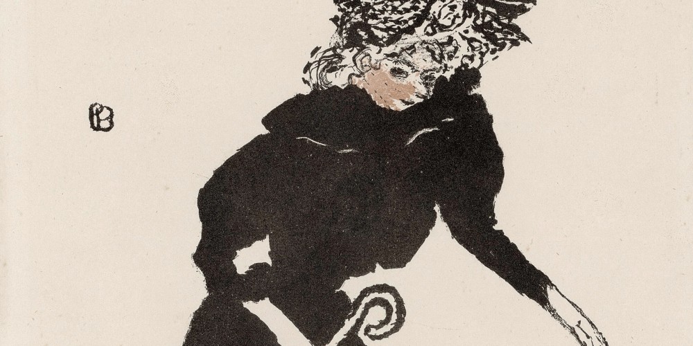 Femme au parapluie