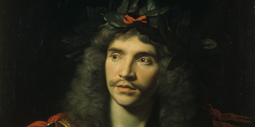 Molière dans le rôle de César pour La Mort de Pompée de Pierre Corneille