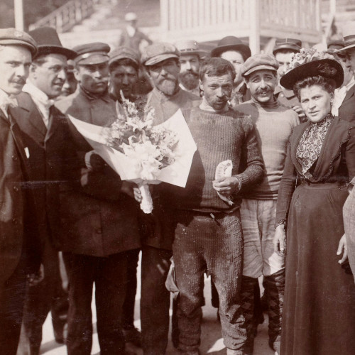 Maurice Garin vainqueur de Paris-Brest-Paris en 1901