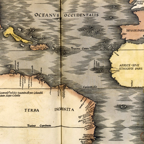 La Géographie de Ptolémée éditée et augmentée par Martin Waldseemuller