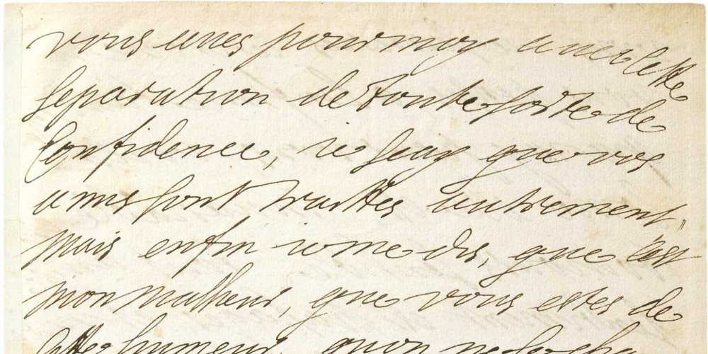 Lettre manuscrite