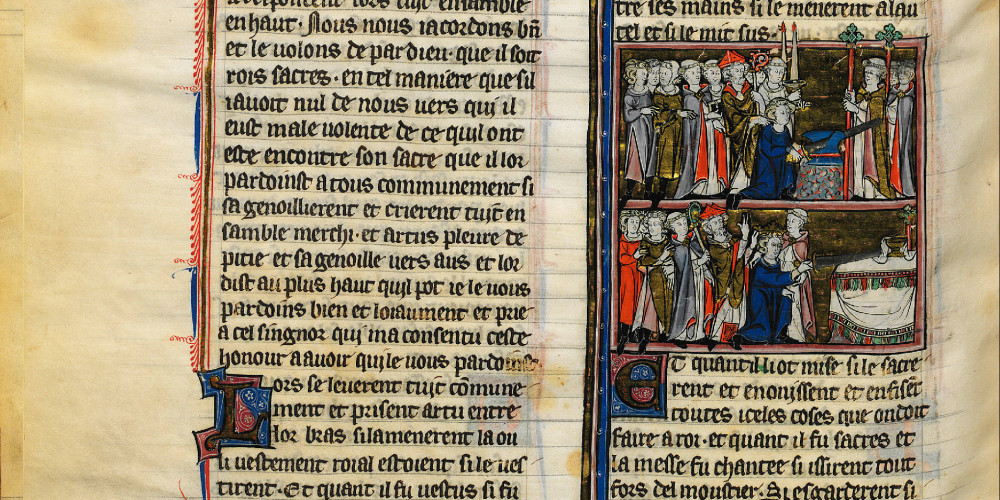 

Arthur sortant l'épée de l'enclume ; Couronnement Arthur

