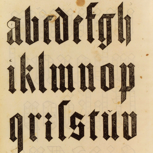 Alphabet gothique
