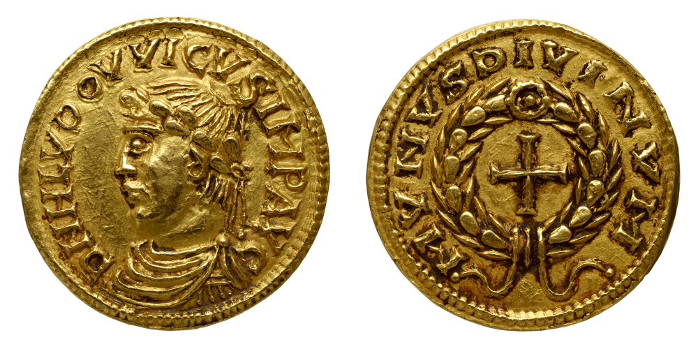 Portrait monétaire de Louis le Pieux