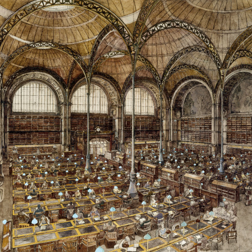 La salle Labrouste de la Bibliothèque nationale, 1860-1866