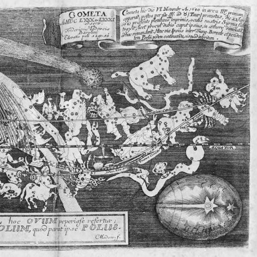 Passage de la comète de décembre 1680 à janvier 1681