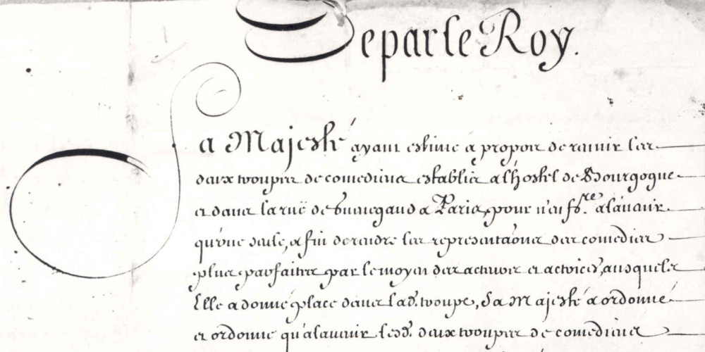 Lettre de cachet du 21 octobre 1680 