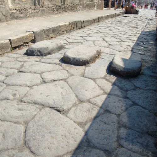 Une rue à Pompéi