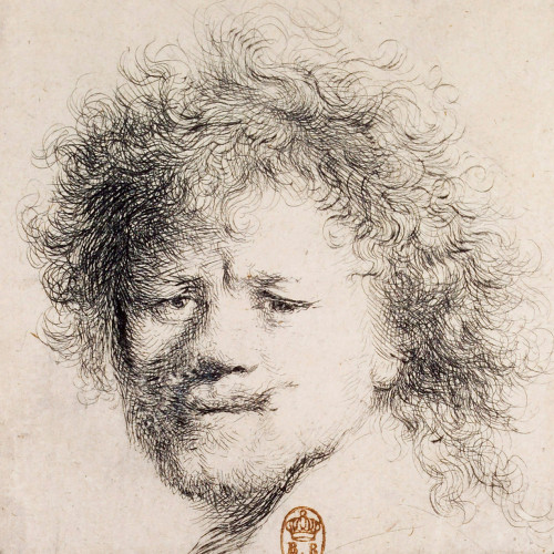 Rembrandt aux cheveux hérissés
2e état