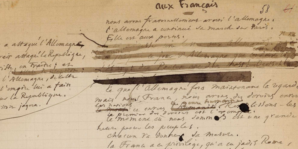 « Aux Français »