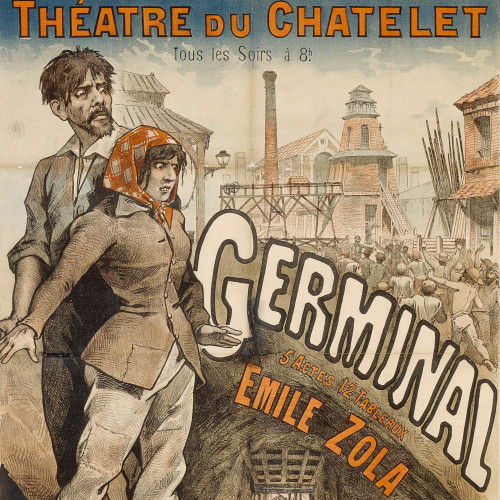 Affiche de Germinal au théâtre du Châtelet