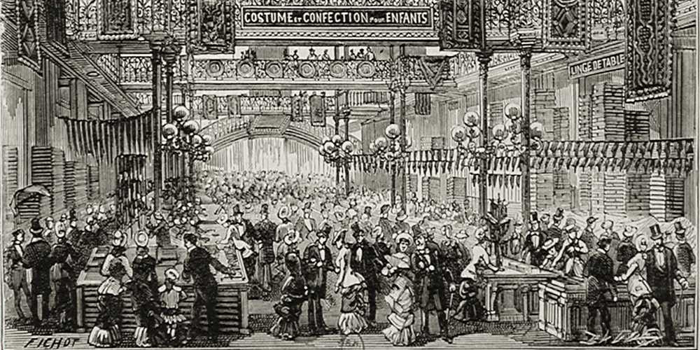 Galerie rue de Babylone, magasins du Bon Marché
