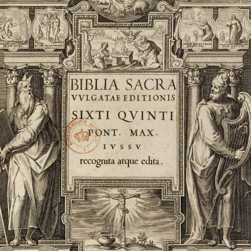 Biblia sacra Vulgatae editionis, dite Vulgate sixto-clémentine