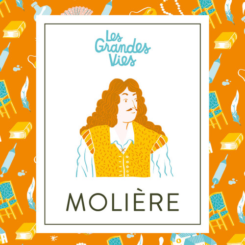 Béatrice Fontanel, Molière (illustré par Marie Mignot), Paris : Gallimard jeunesse, 2020, 64 p.