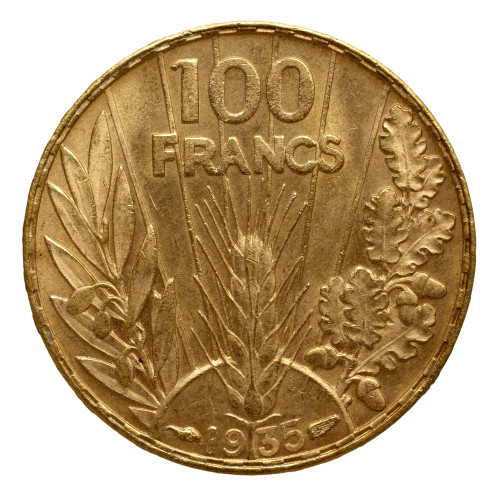 Pièce de 100 francs de la Troisième République