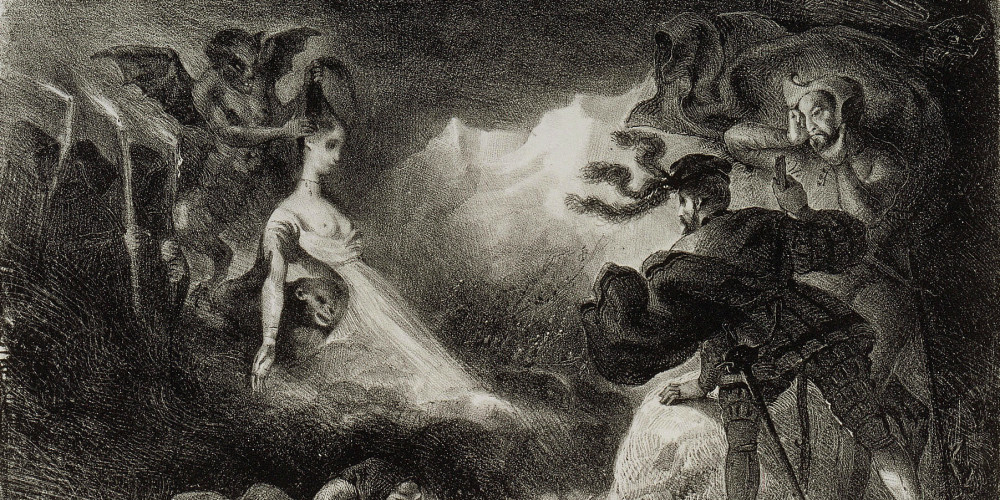 L'Ombre de Marguerite apparaissant à Faust