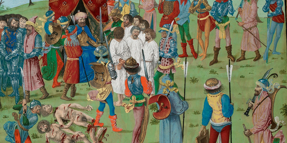 Bâyezid Ier massacrant les prisonniers chrétiens (1396)