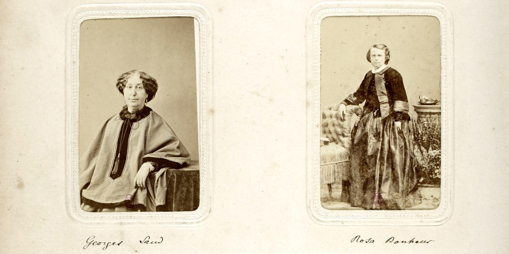 Quatre femmes artistes : George Sand, Rosa Bonheur, Rachel (Elisabeth Felix) et Adelina Patti
