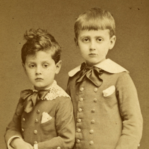 Portrait de Robert et Marcel Proust enfants