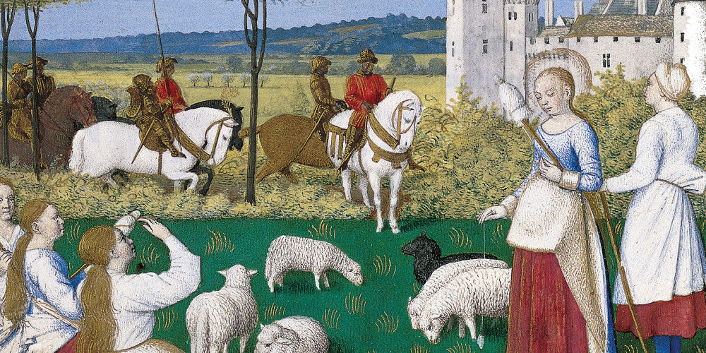 Sainte Marguerite et Olibrius, dit aussi Marguerite gardant les moutons